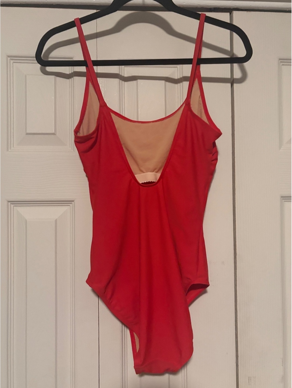 Vintage Spiegel Red American Flag One Piece Swimsuit Patriotic USA Size 12 - Picture 4 of 5